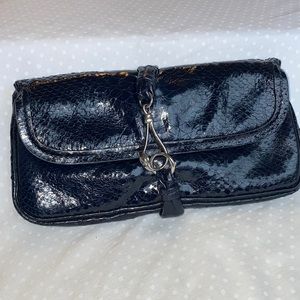 Henri Bendel Navy Clutch/Purse